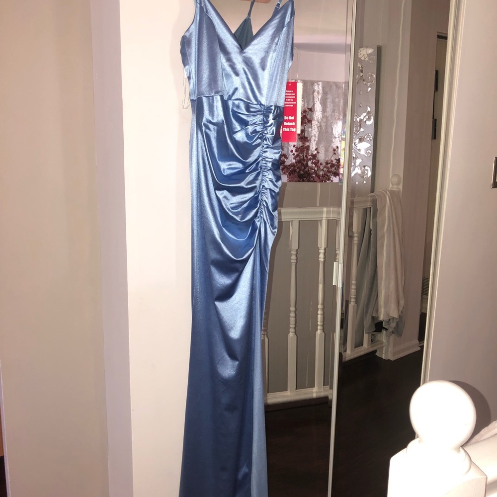 Ice blue gown
